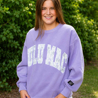 Lulu Mac Arch Logo Monogram Sweatshirt
