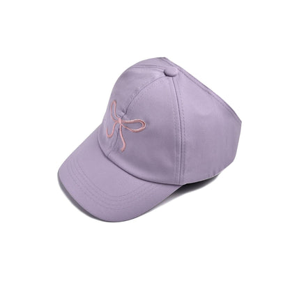 Girls Bow Ponytail Hat