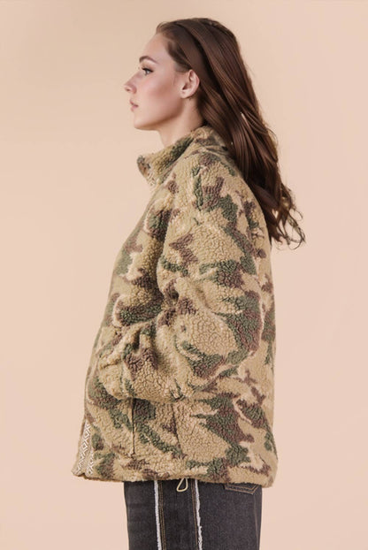 Finley Camo Sherpa Jacket