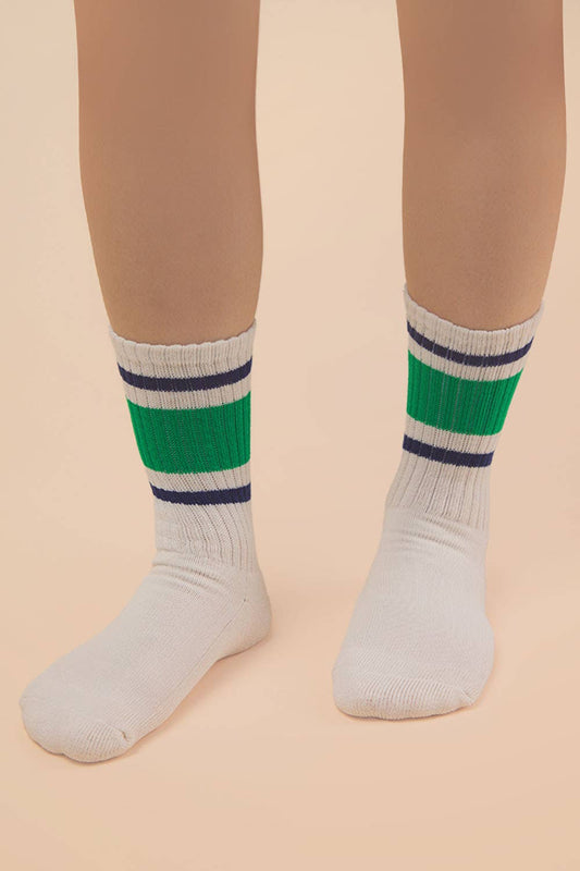 Striped Crew Socks