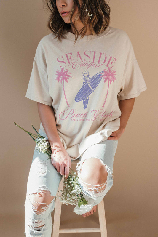 Seaside Cowgirl Oversized Tee
