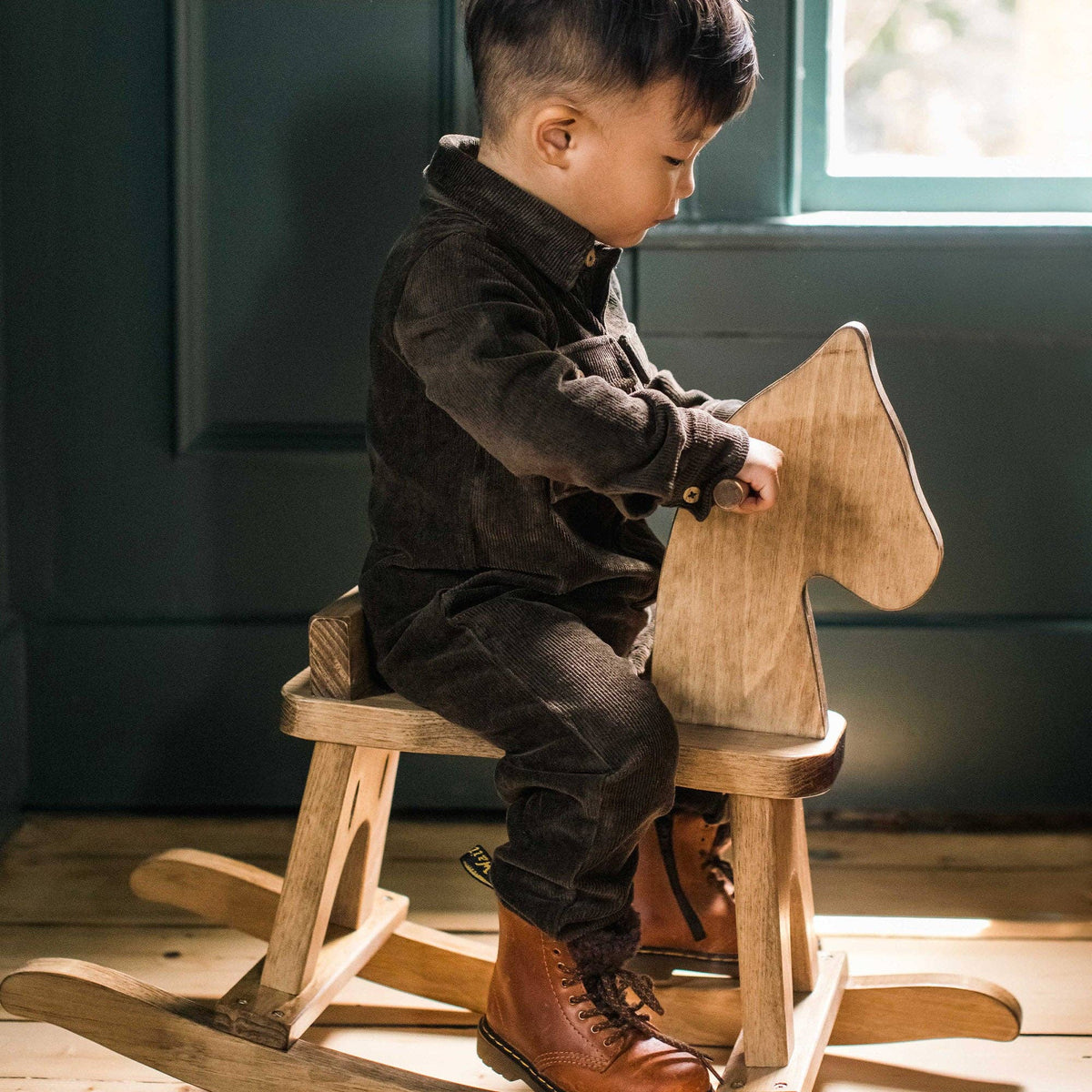 Baby Boys Burt's Bees Corduroy Espresso Jumper