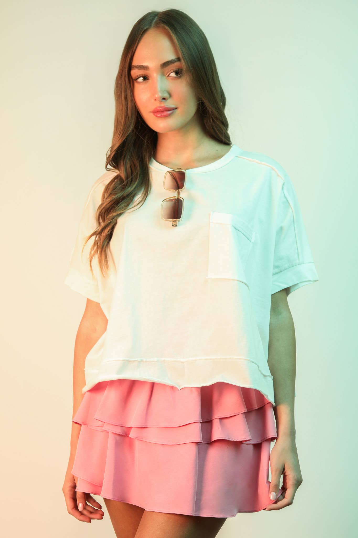 Rockland Mineral Pocket Cropped Tee