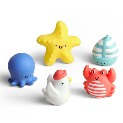Itzy Ritzy Nautical Itzy Bitzy Puppets™ - Bath + Storytelling Toys