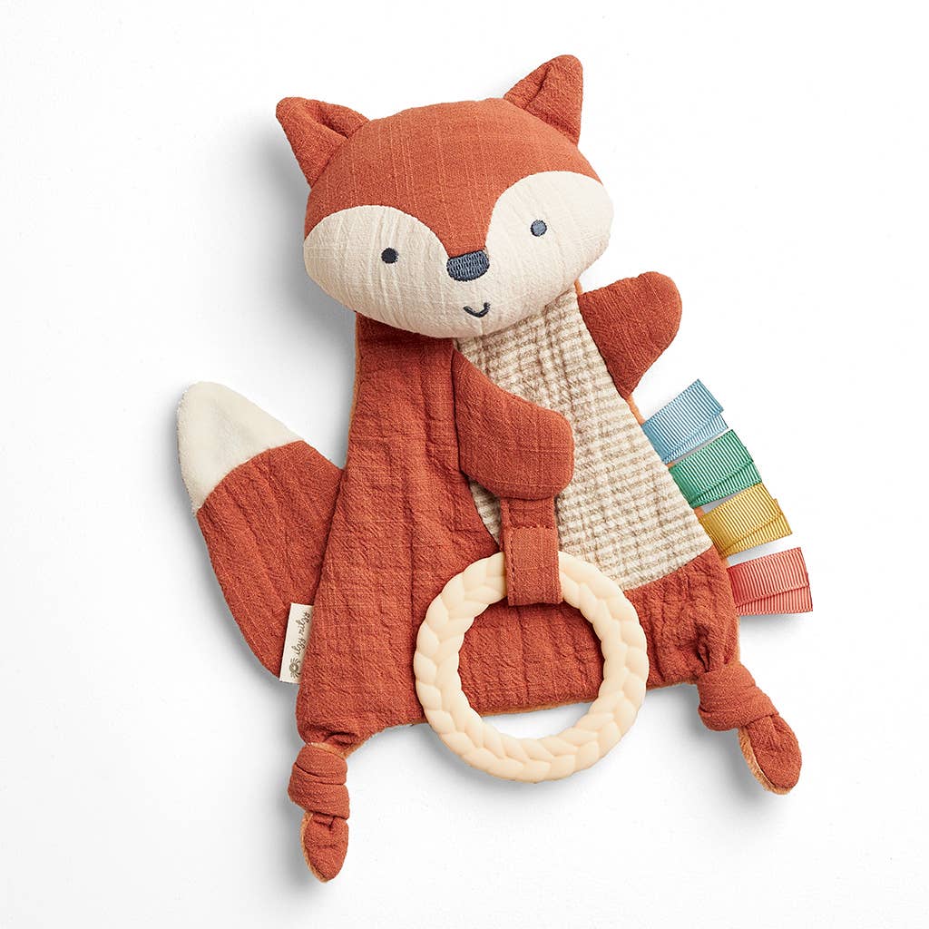 Itzy Ritzy Fox Crinkle™ Sensory Toy with Teether