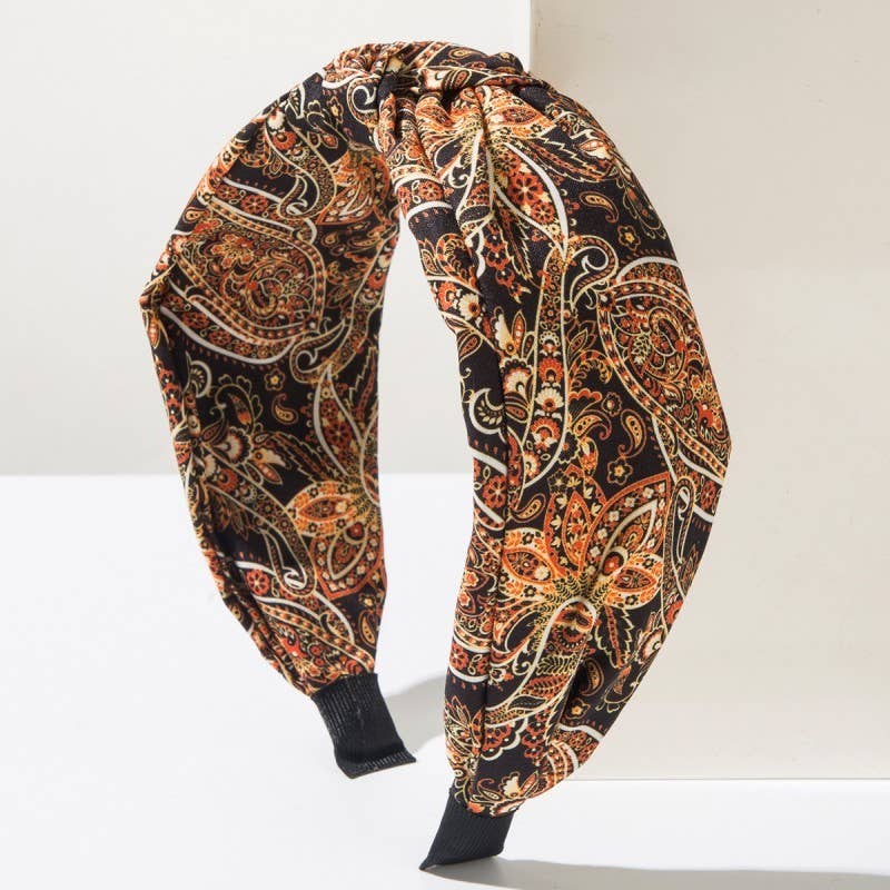 Knotted Paisley Headband