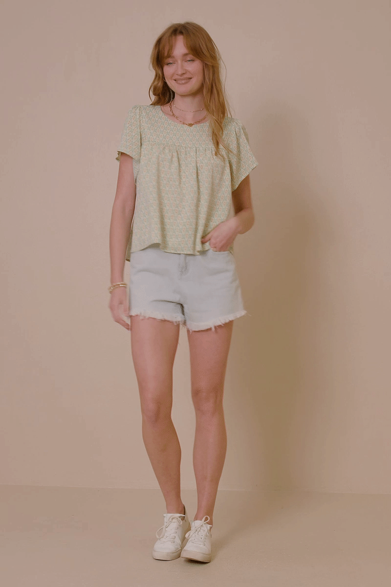 Paisley Summer Blouse