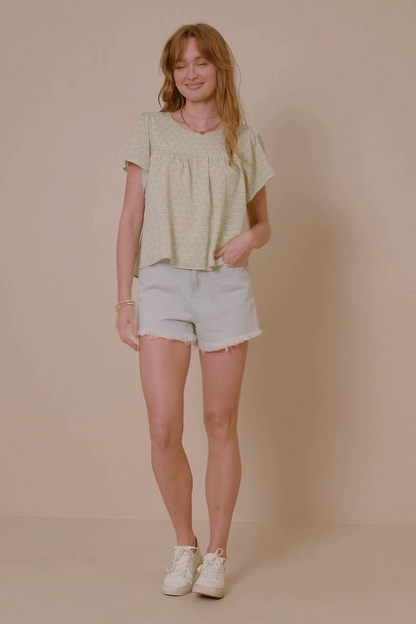 Paisley Summer Blouse