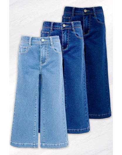 Toddler Girls Cutie Patootie Wide Leg Jeans