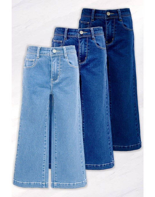 Toddler Girls Cutie Patootie Wide Leg Jeans