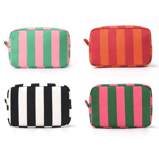 Corduroy Striped Travel Bag