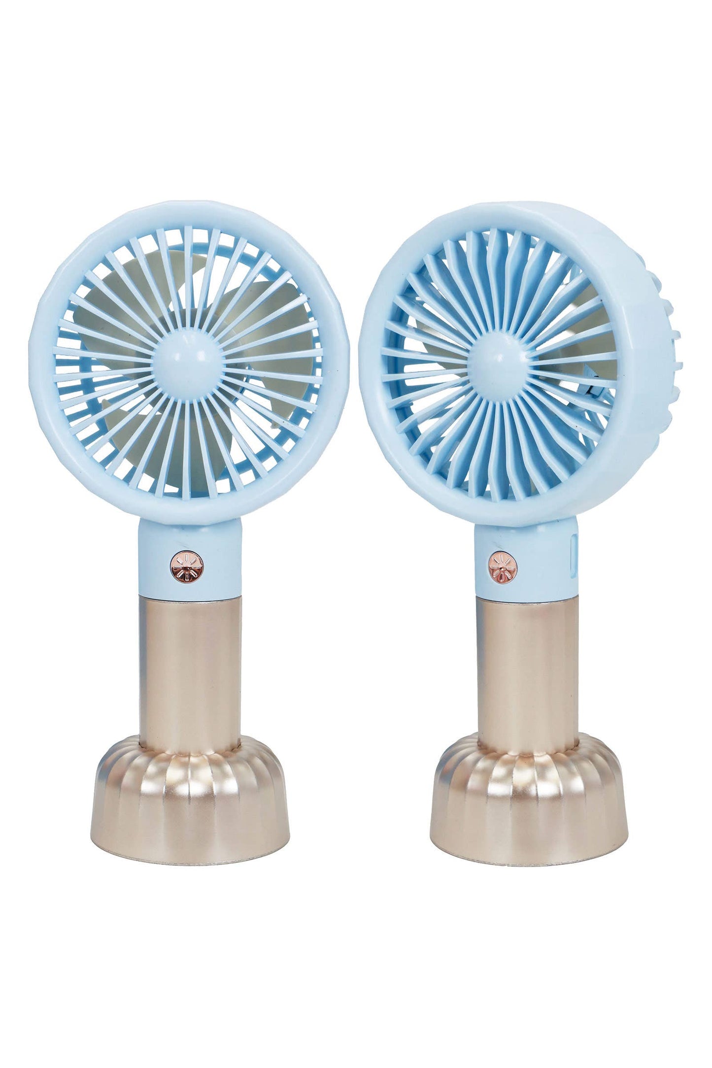 Pastel Metallic Handheld Tabletop Electric Fan