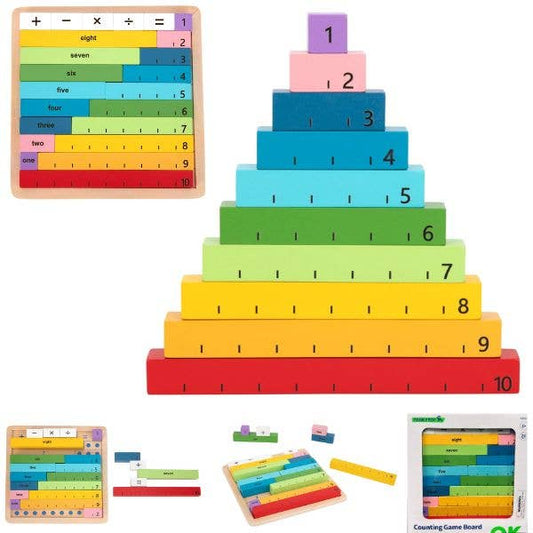 Baby Wooden Counting Game Board