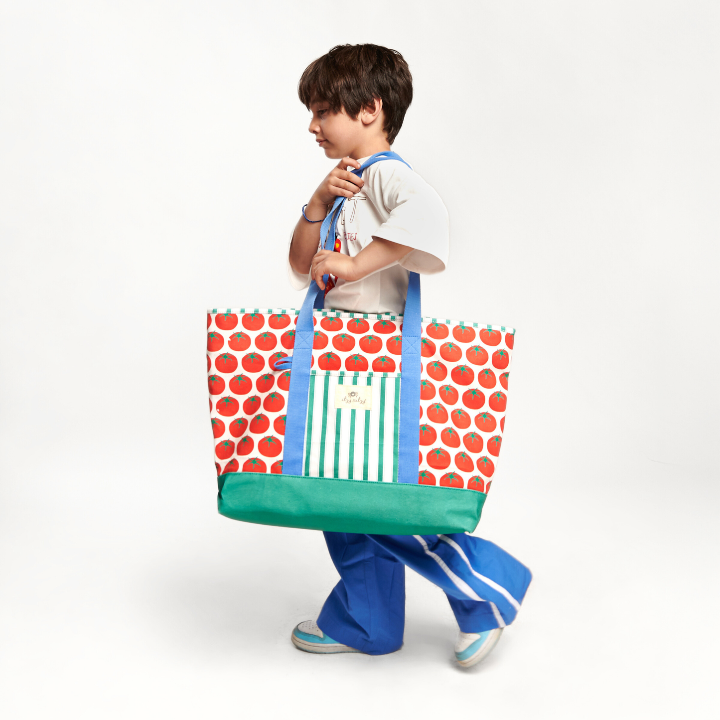 Itzy Ritzy Explorer™ Canvas Tote Bag: Pasta La Vista