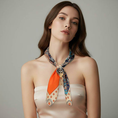 Cameron Scarf Heart Pendant Necklace