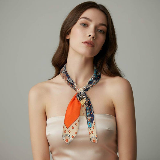 Cameron Scarf Heart Pendant Necklace