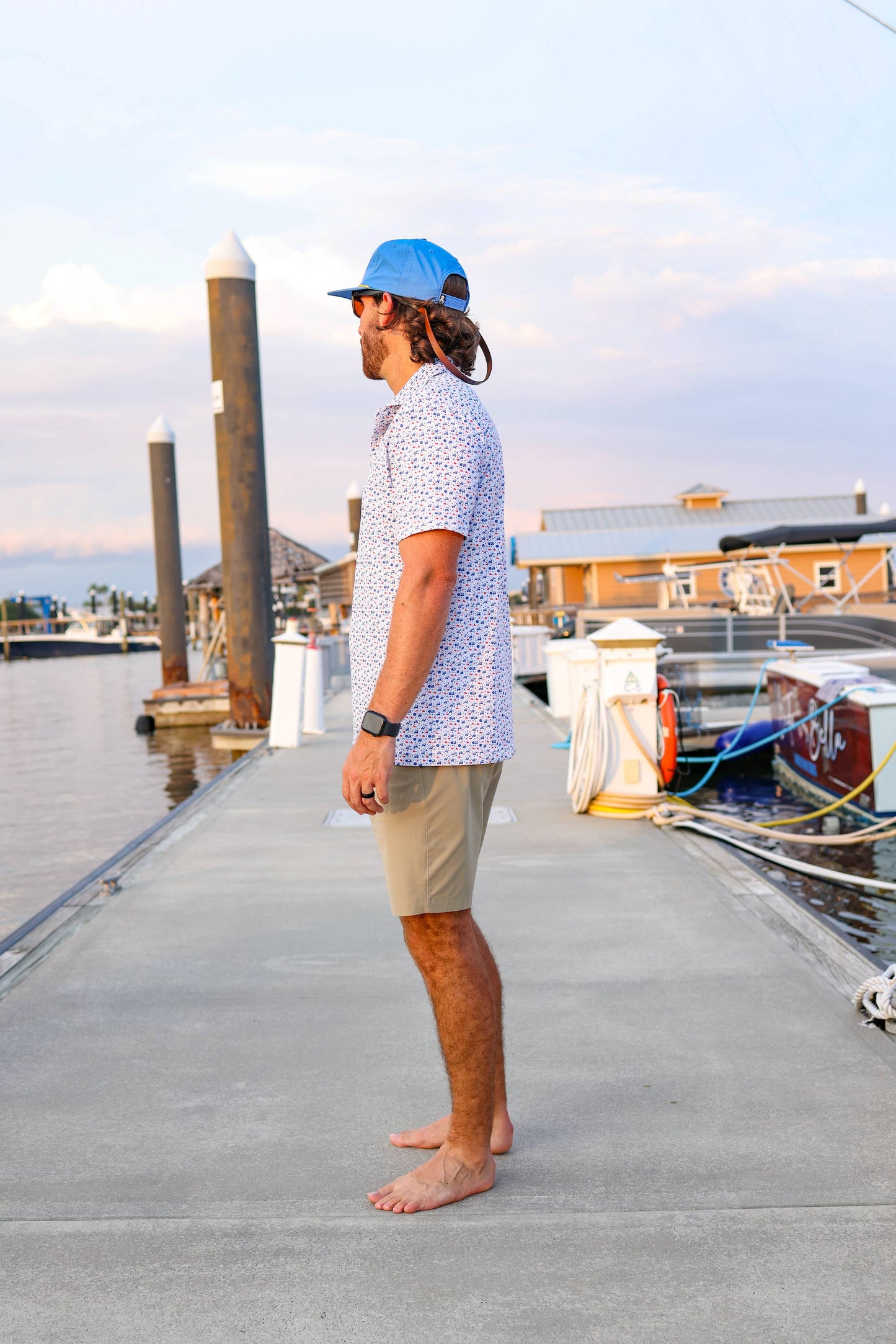 Mens Salt Water Soul Independence Polo