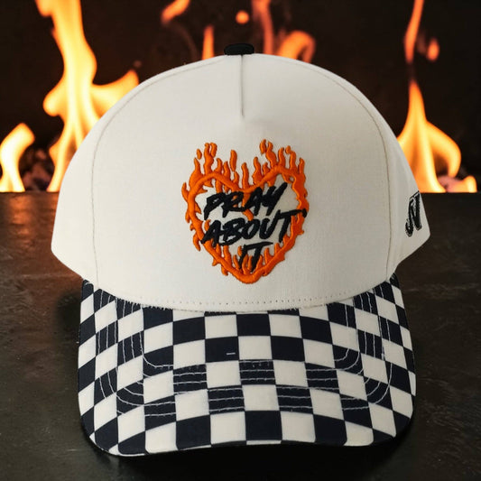 Pray About It Checkered Hat