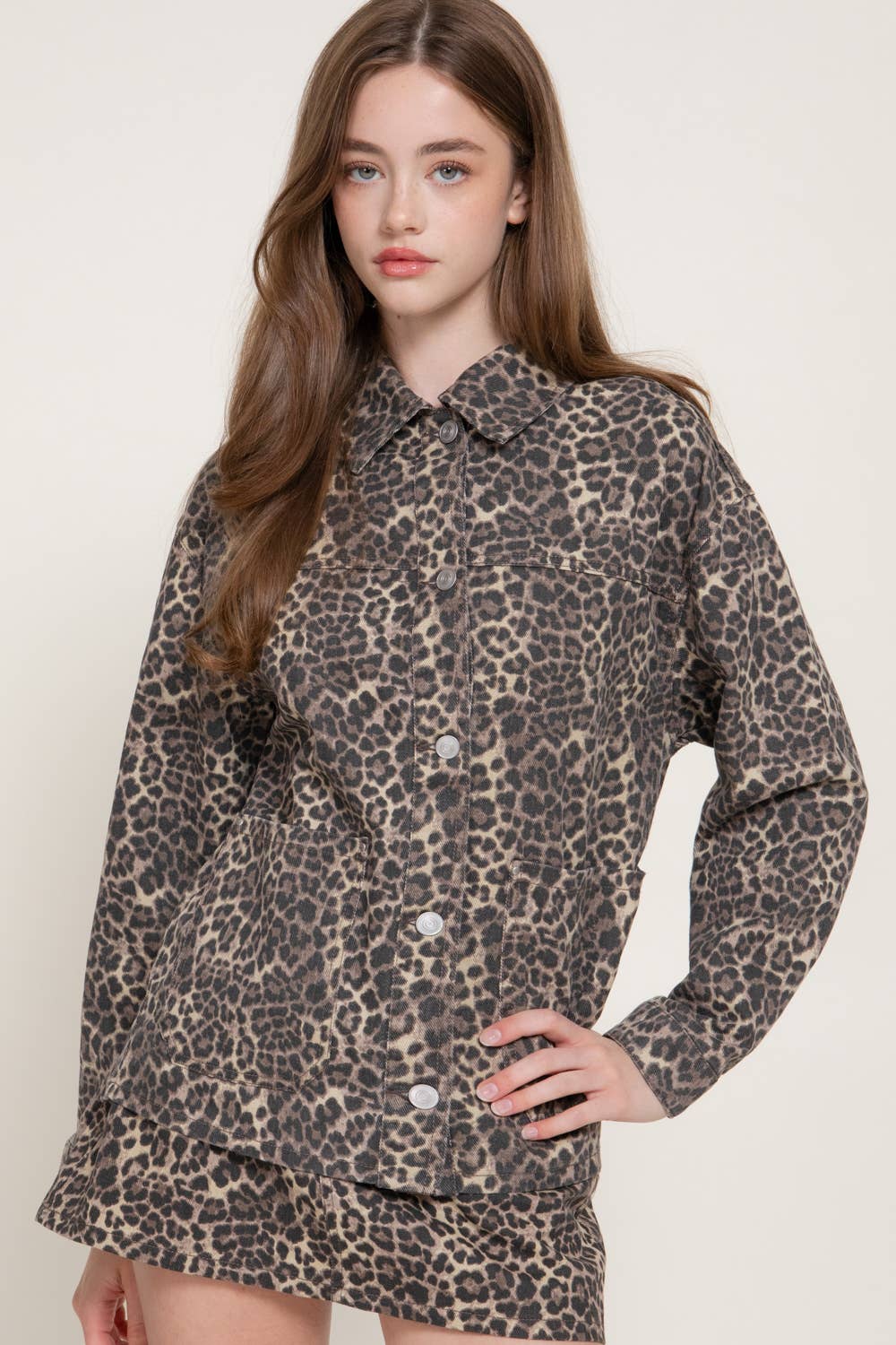 Cameron Leopard Lightweight Jacket