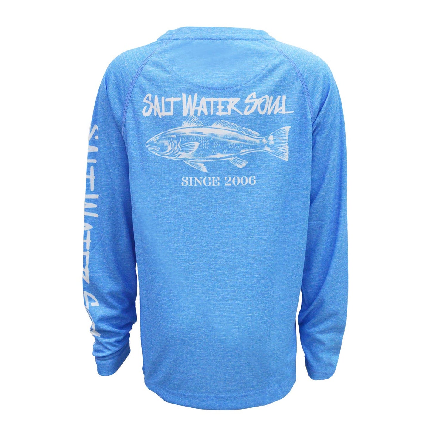 Youth Boys Salt Water Soul Redfish Performance Shirt