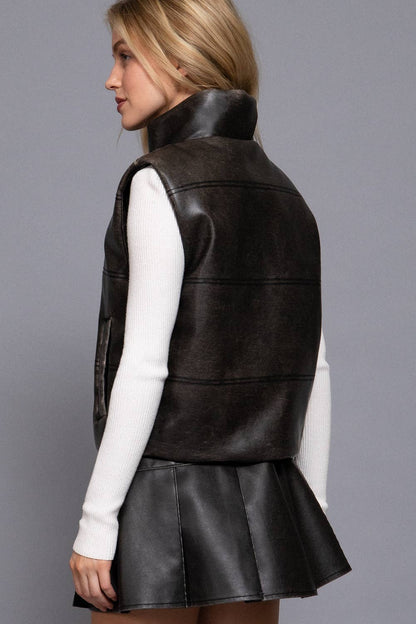 Dakota Vintage Leather Vest