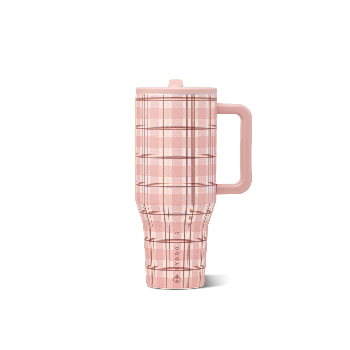HydroJug Pillow Talk Mauve Plaid Water Bottle