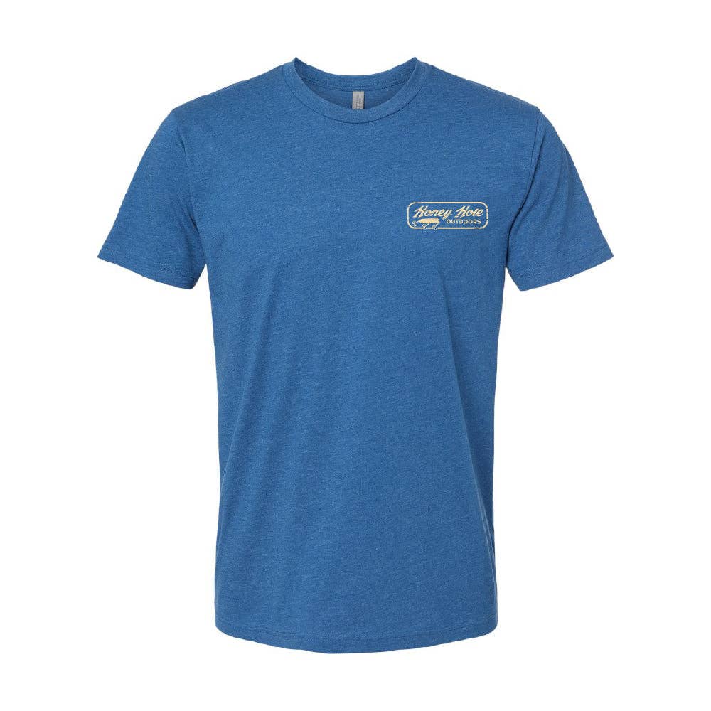 Mens Honey Hole Bass N Boat Tee
