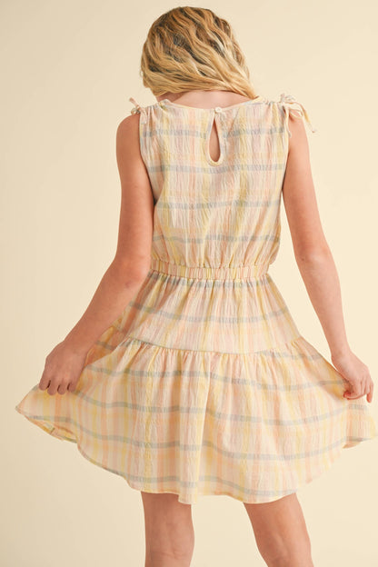 Girls Primrose Plaid Dress