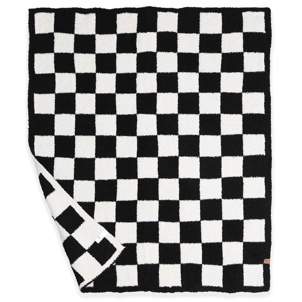 Baby Checkered Microfiber Blanket