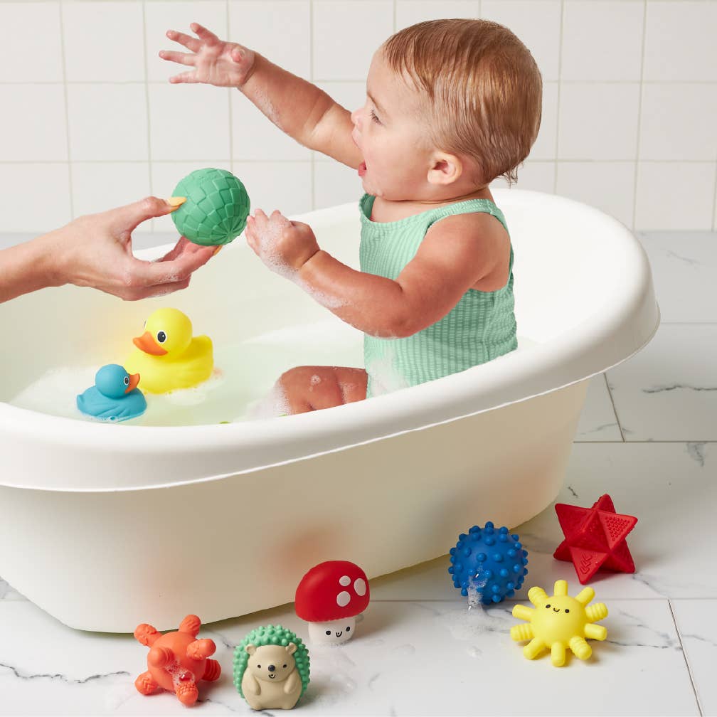 Itzy Ritzy Splash Gift Set™ Soft Bath + Water Toys