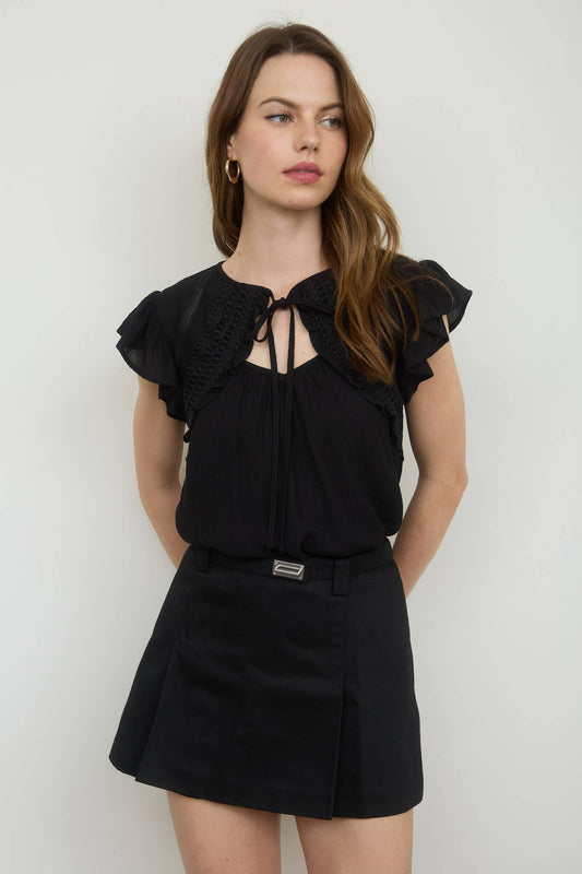 Florence Flutter Sleeve Blouse