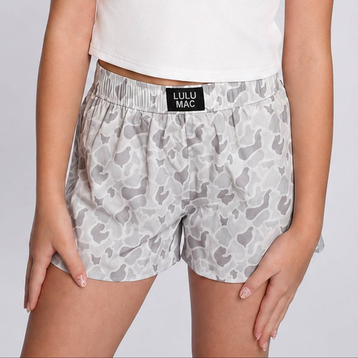 Girls Lulu Mac Printed Boxer Shorts