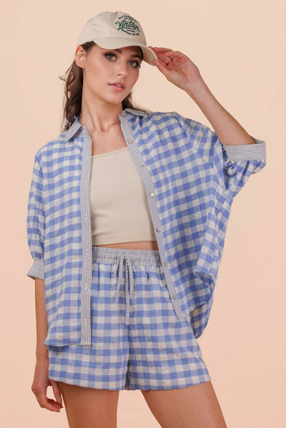 Suri Gingham Short Set