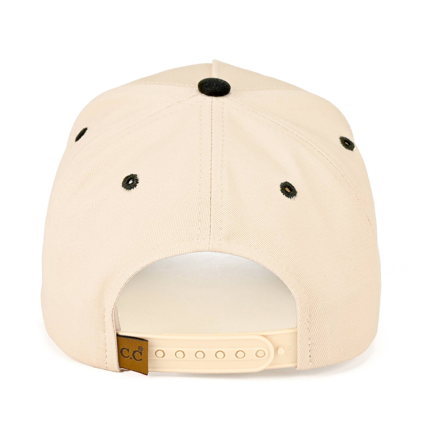 Kids Mini Embroidered Black Hat