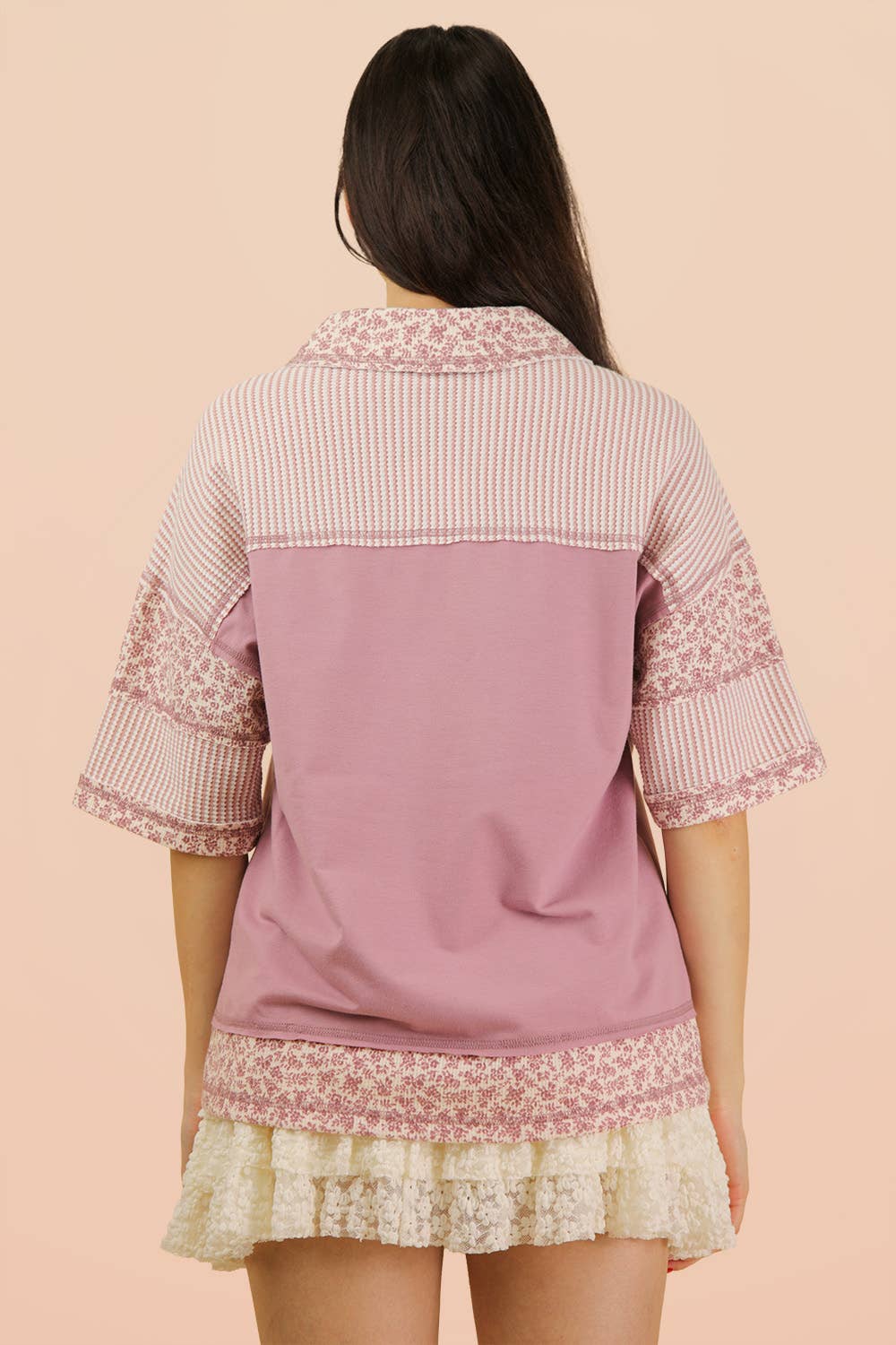 Reese Floral Rugby Tee