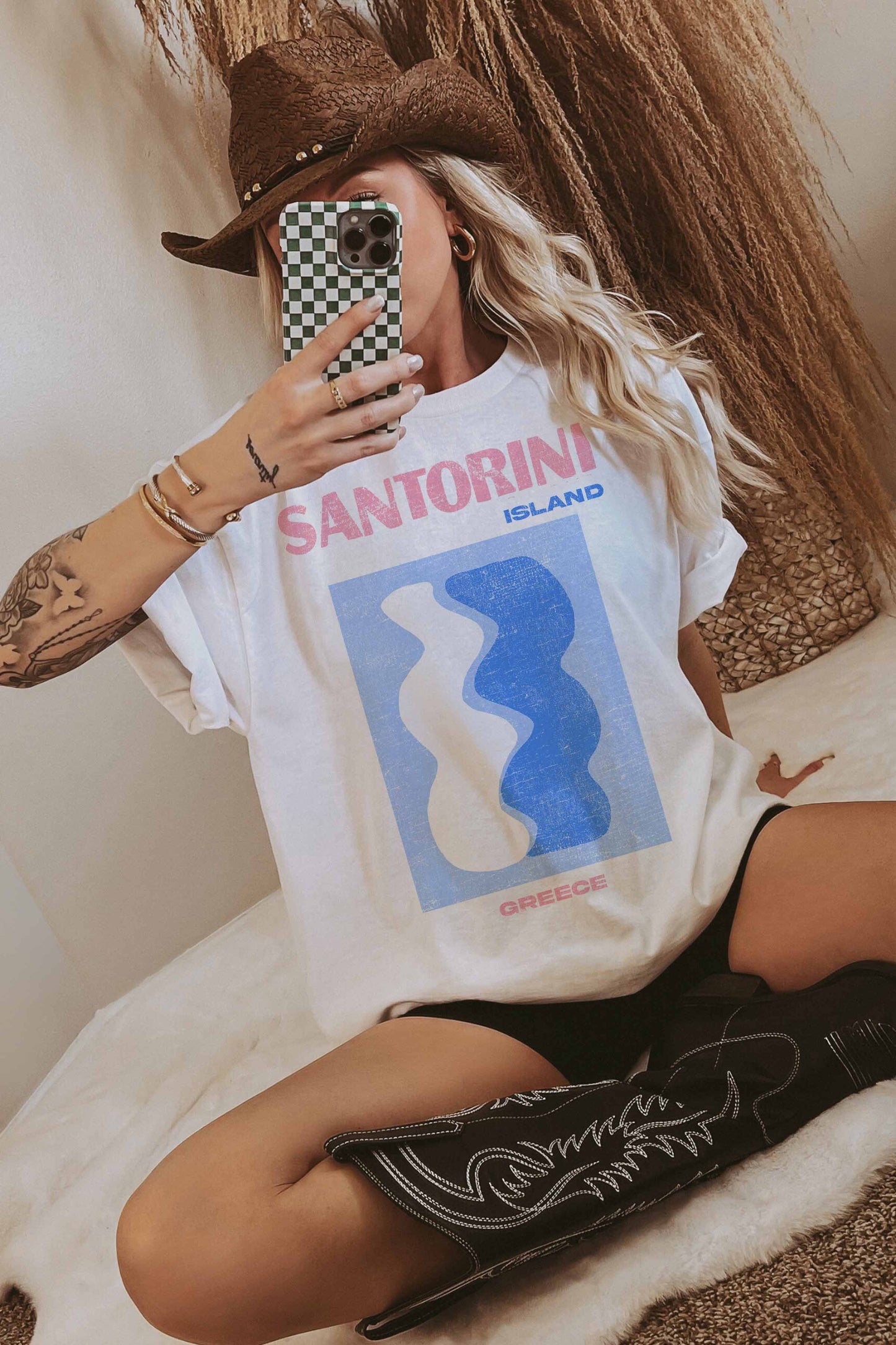 Santorini Oversized Tee