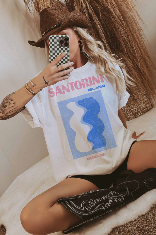 Santorini Oversized Tee