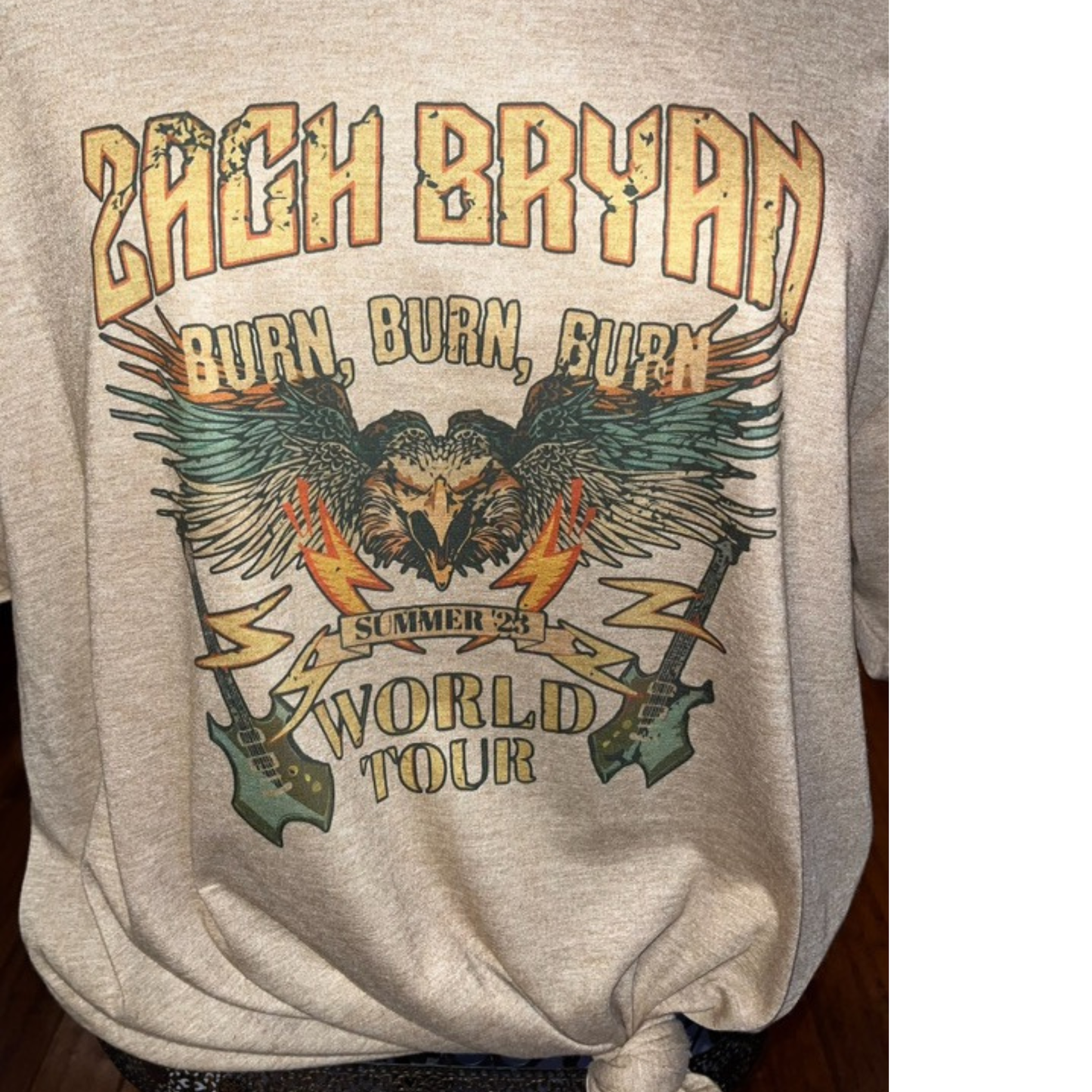 Concert Burn Burn Burn Eagle Tee