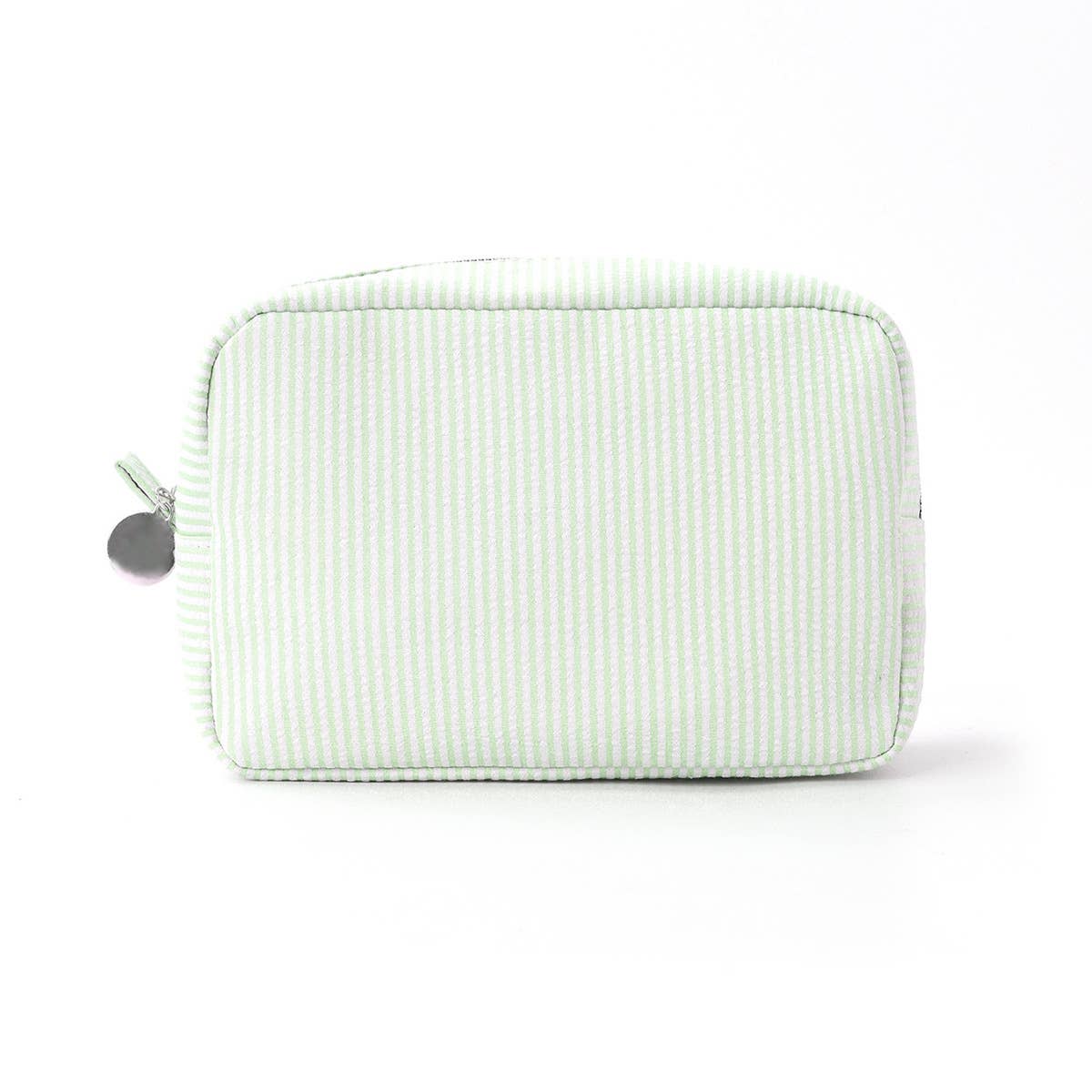 Seersucker Striped Travel Bag