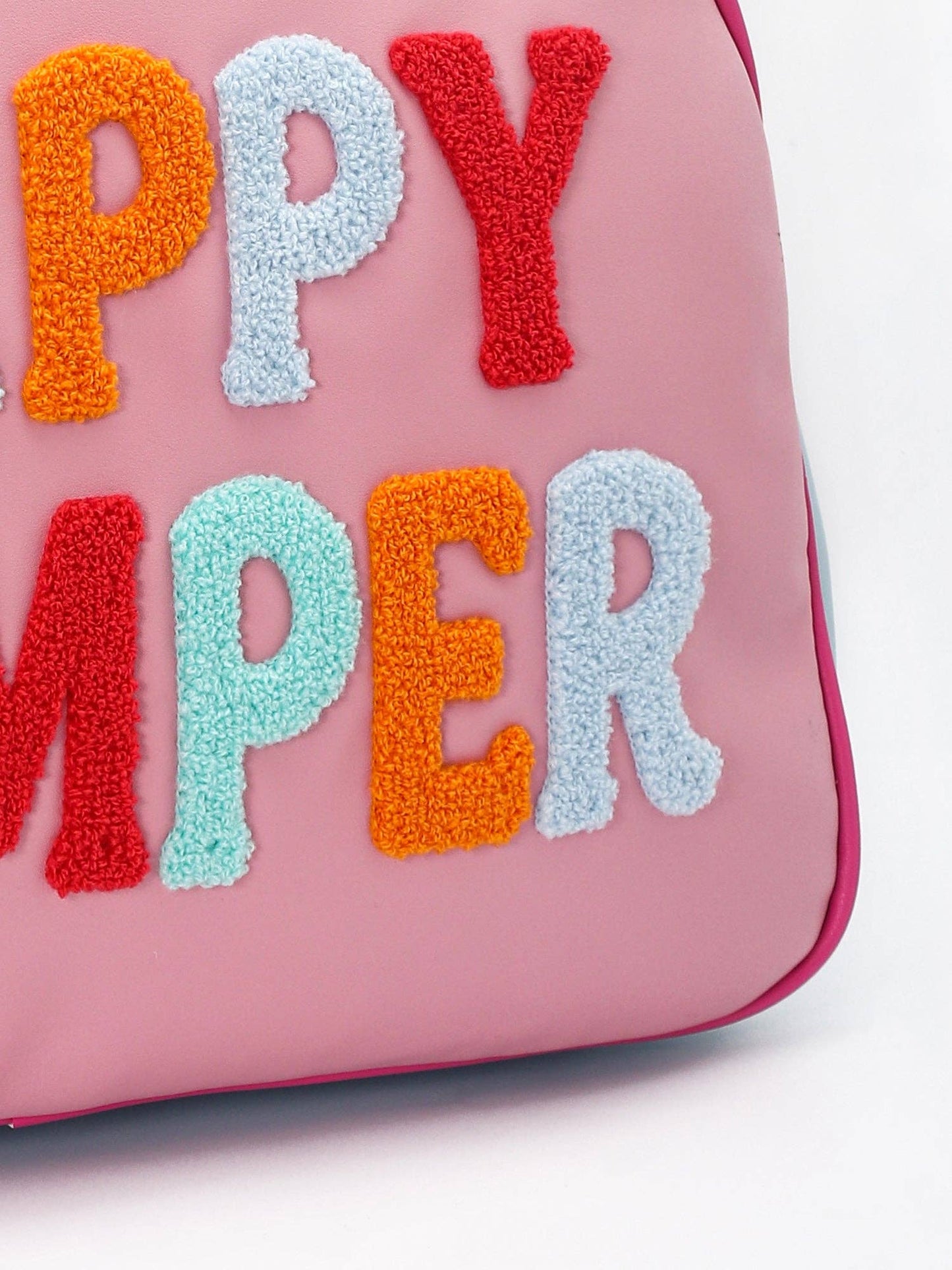 Happy Camper Embroidery Duffel Bag