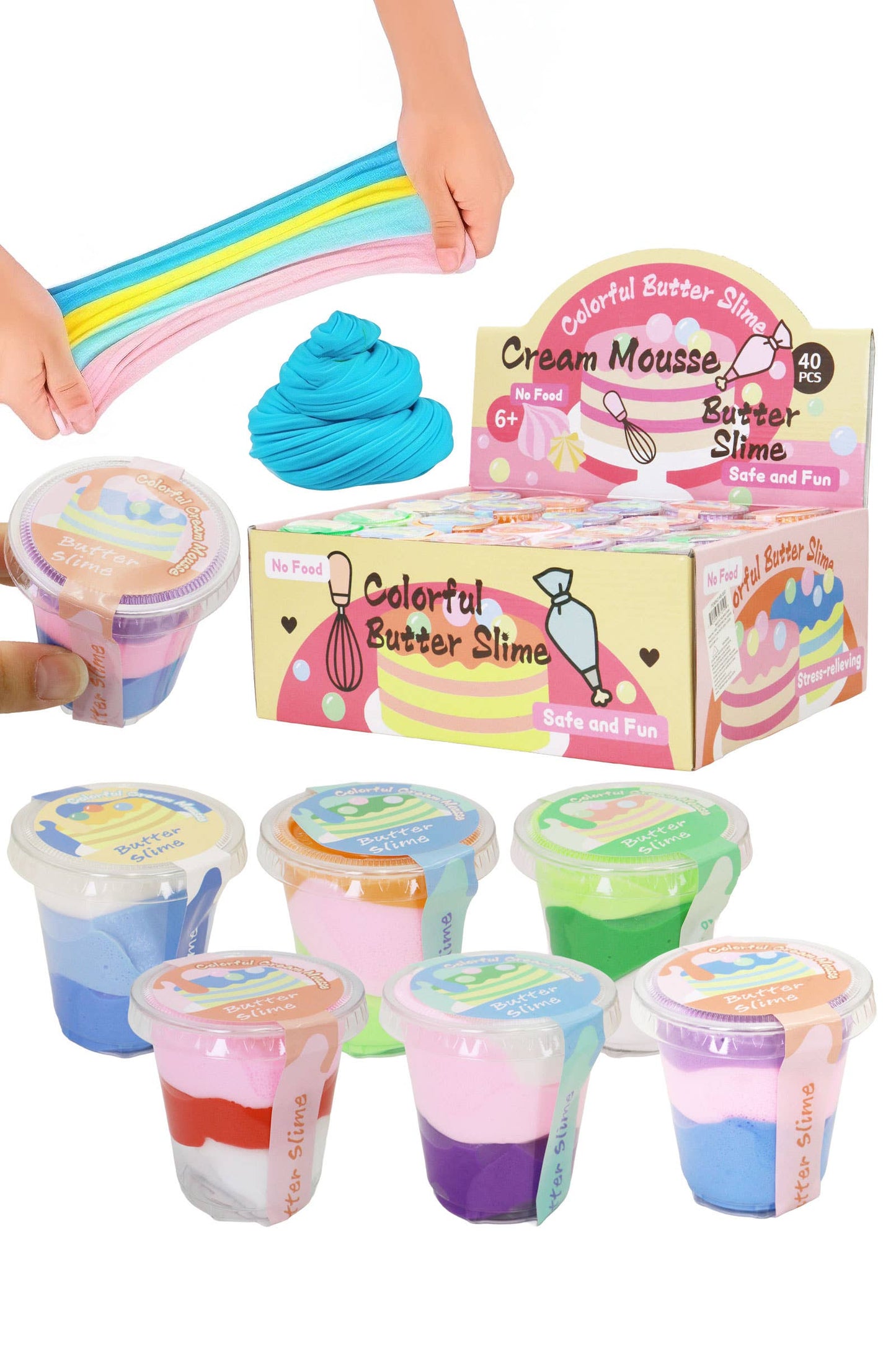 Squishy Soft Butter Slime Mini Cup