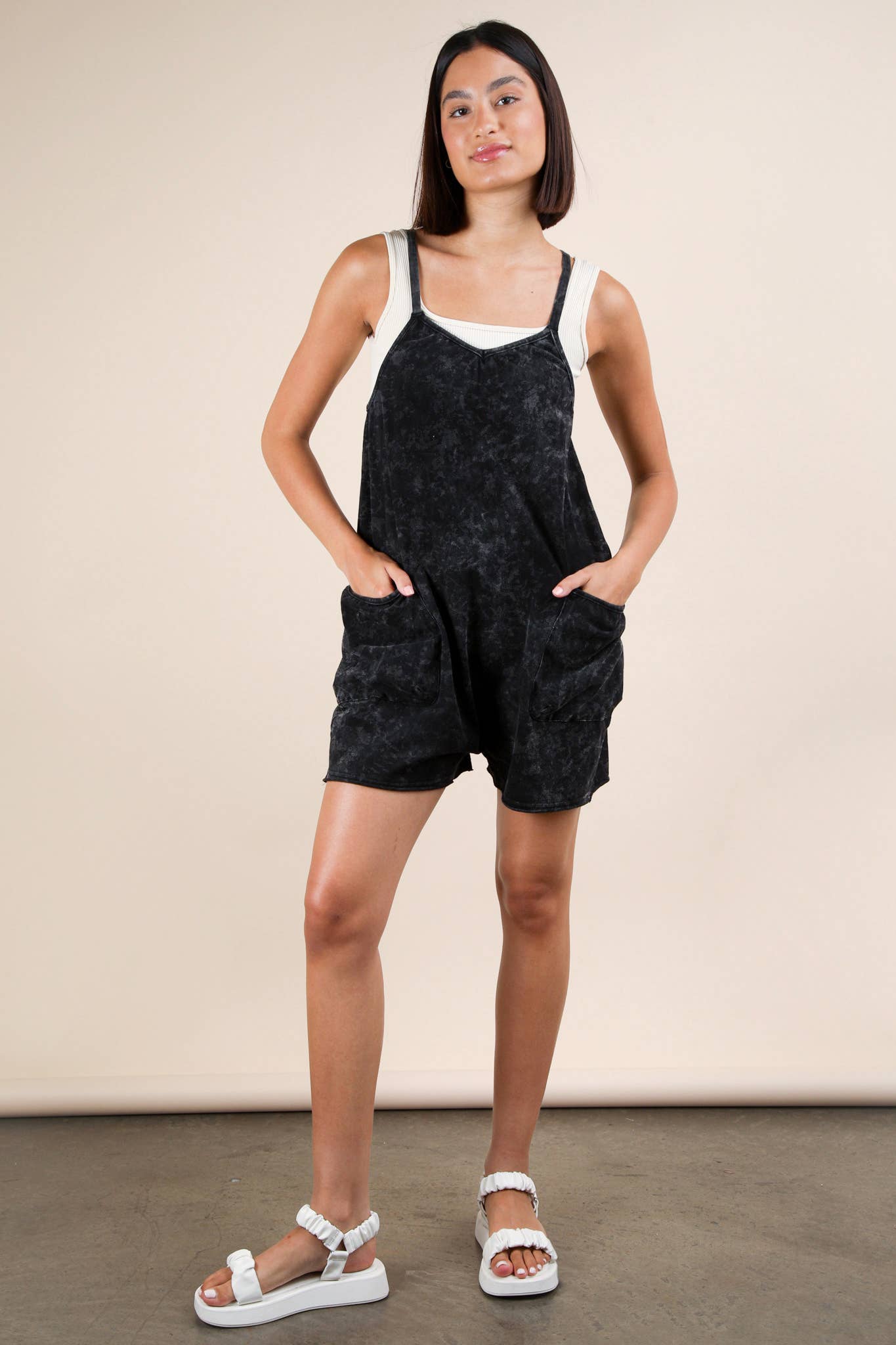 Okaloosa Racerback Pocket Romper