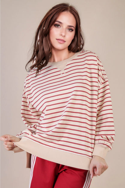 Poppy Oversized Stripe Top
