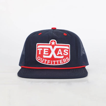 Texas Outfitters Lone Star Navy Patch Hat