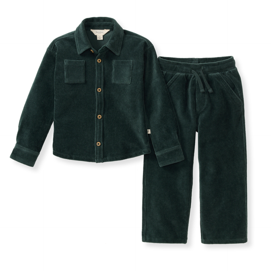 Boys Burt's Bees Corduroy Pant Set
