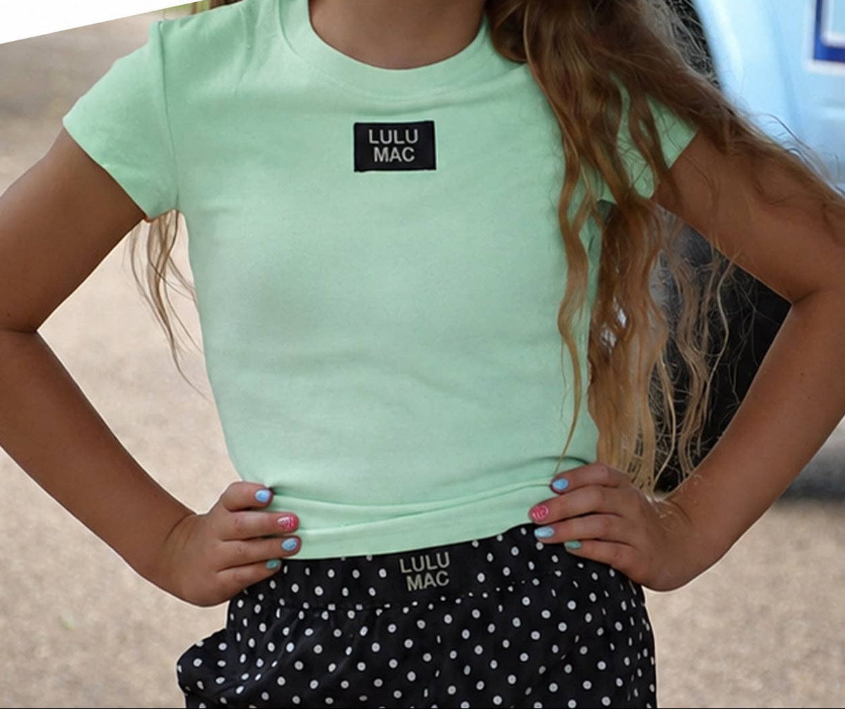 Girls Lulu Mac OG Mint Baby Tee