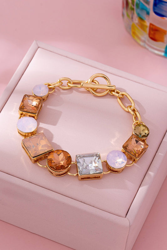 Constance Crystal Toggle Bracelet