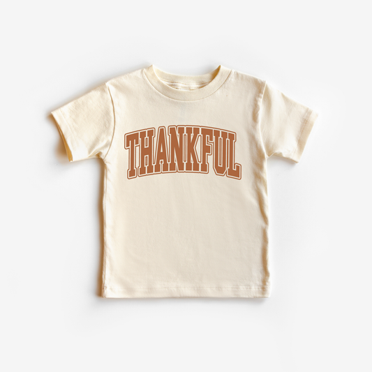 Kids Neutral Thankful Tee