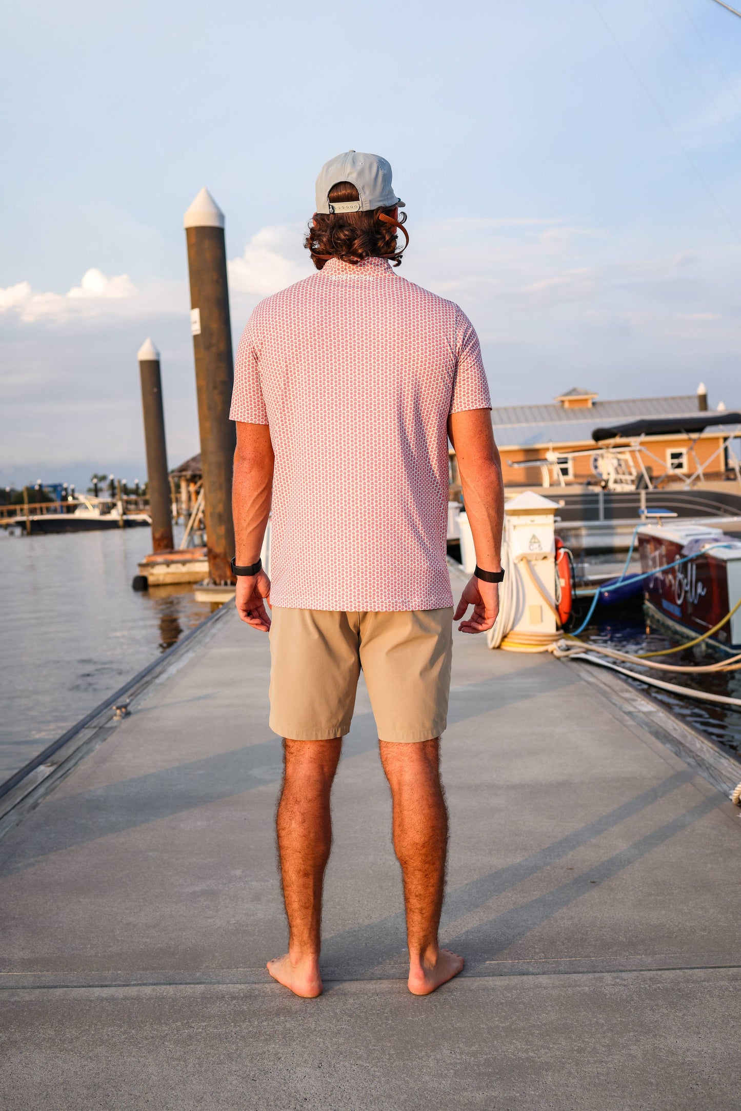 Mens Salt Water Soul Agave Polo
