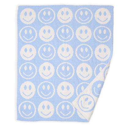 Baby Happy Face Microfiber Blanket